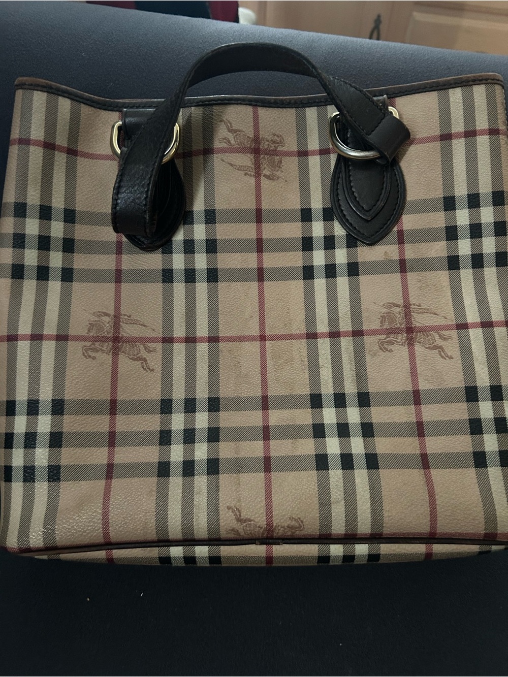 Burberry Black and Gold Logo Interior Stamp